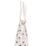 Amaranta Ultra Borsa a spalla da donna 100% pelle B17241-BIANCO Braccialini