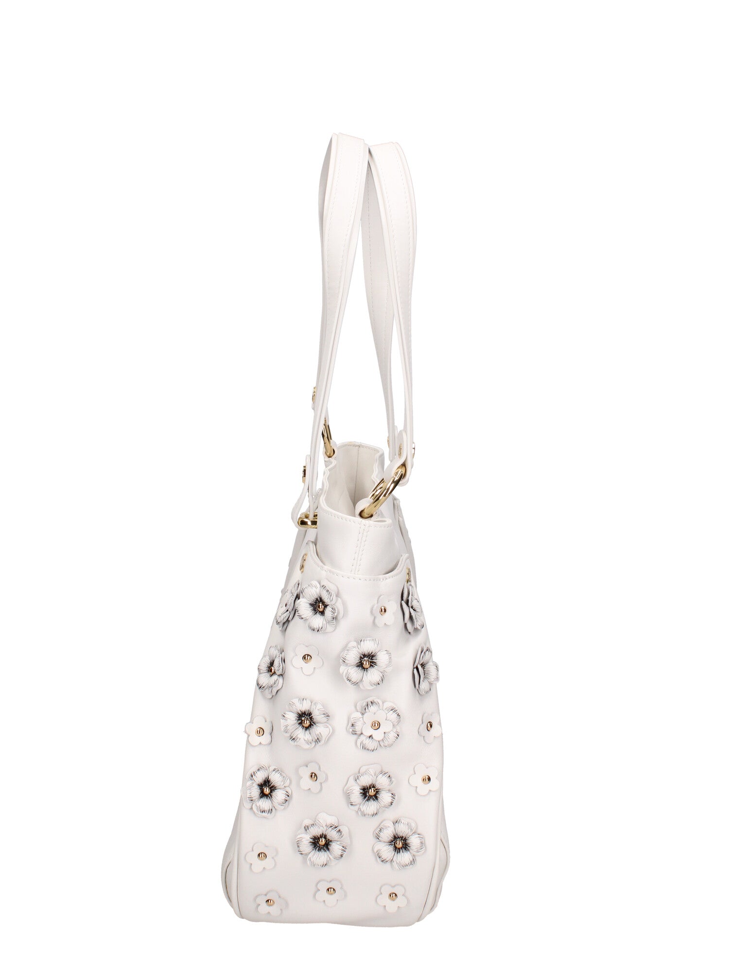 Amaranta Ultra Borsa a spalla da donna 100% pelle B17241-BIANCO Braccialini