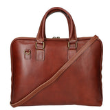 Fabiana Borsa a mano unisex Vera pelle 9033-MARRONE BROWN Gave Lux