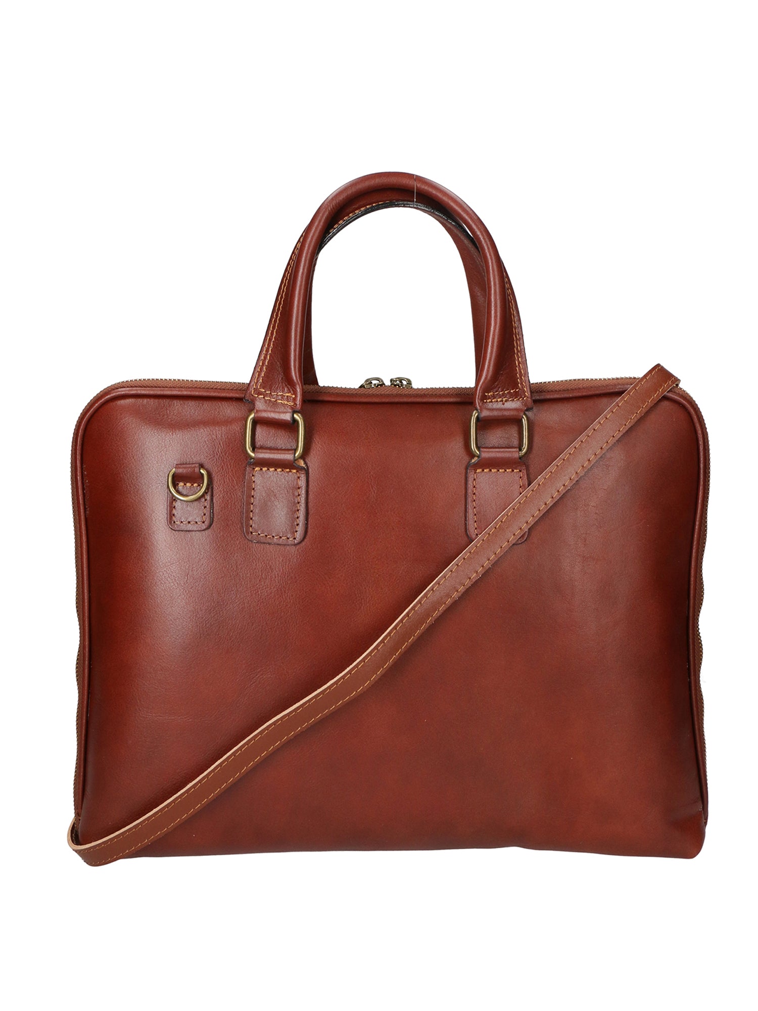 Fabiana Borsa a mano unisex Vera pelle 9033-MARRONE BROWN Gave Lux