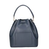 Erina Borsa a mano da donna Vera pelle 8073-P217 BLU NOTTE Gave Lux