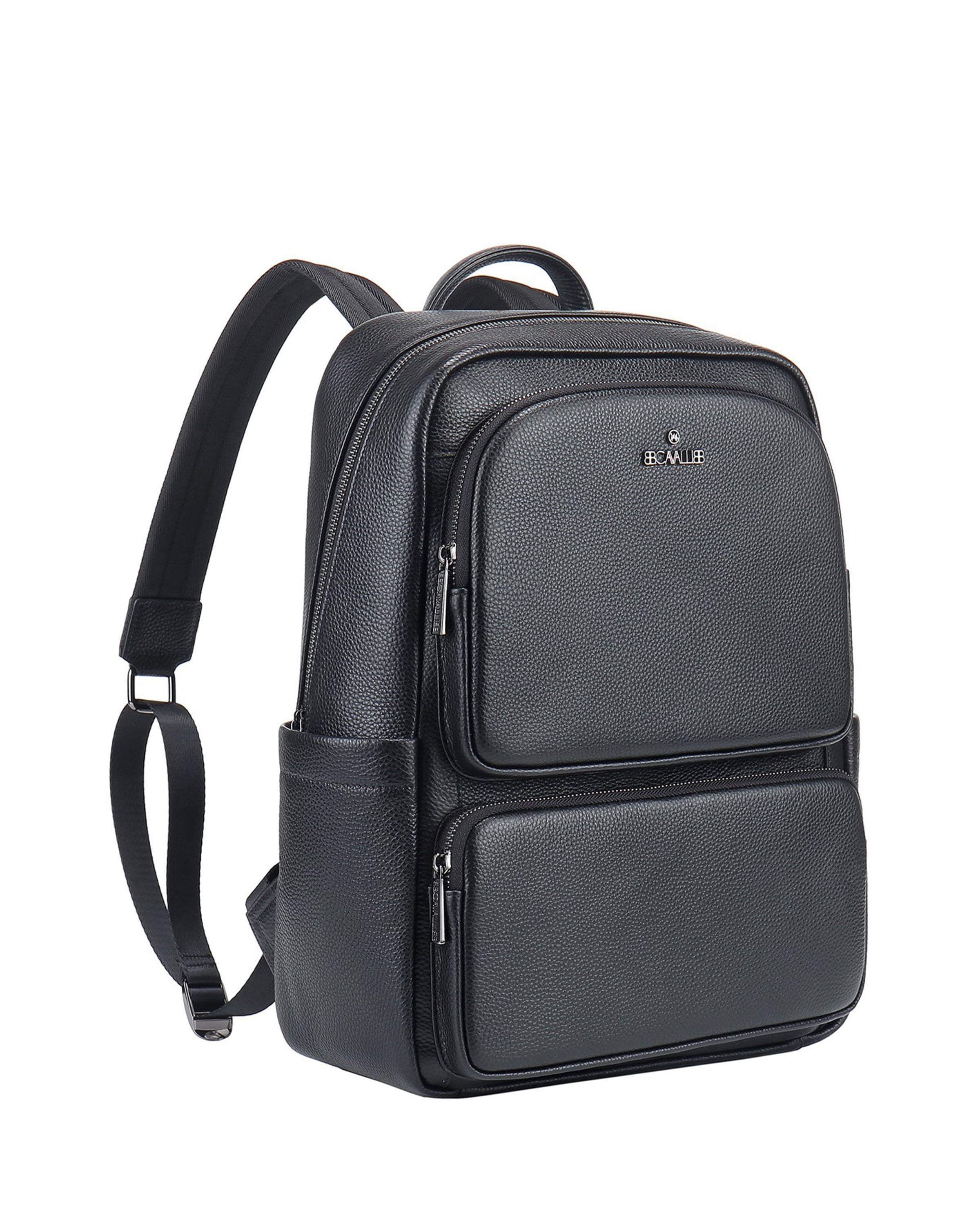 Zaino unisex in vera pelle Casual BC1292-NERO B Cavalli