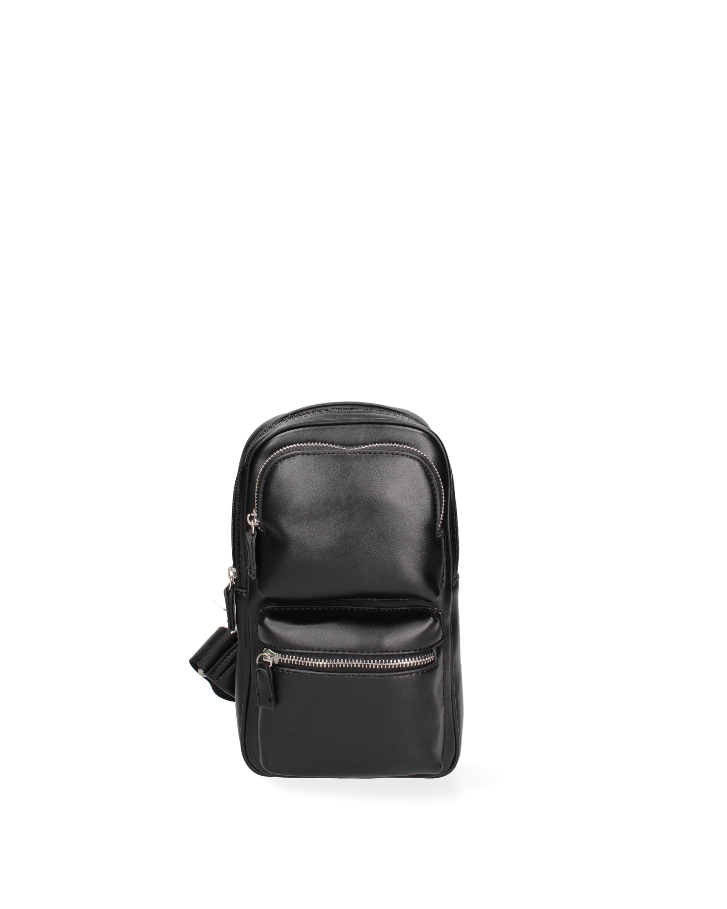 Borsa a tracolla da donna Ecopelle DC1830-2-BLACK Diana&co