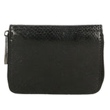 Nohemi Portafoglio donna vera pelle Zip 524072-NERO BLACK Gave Lux