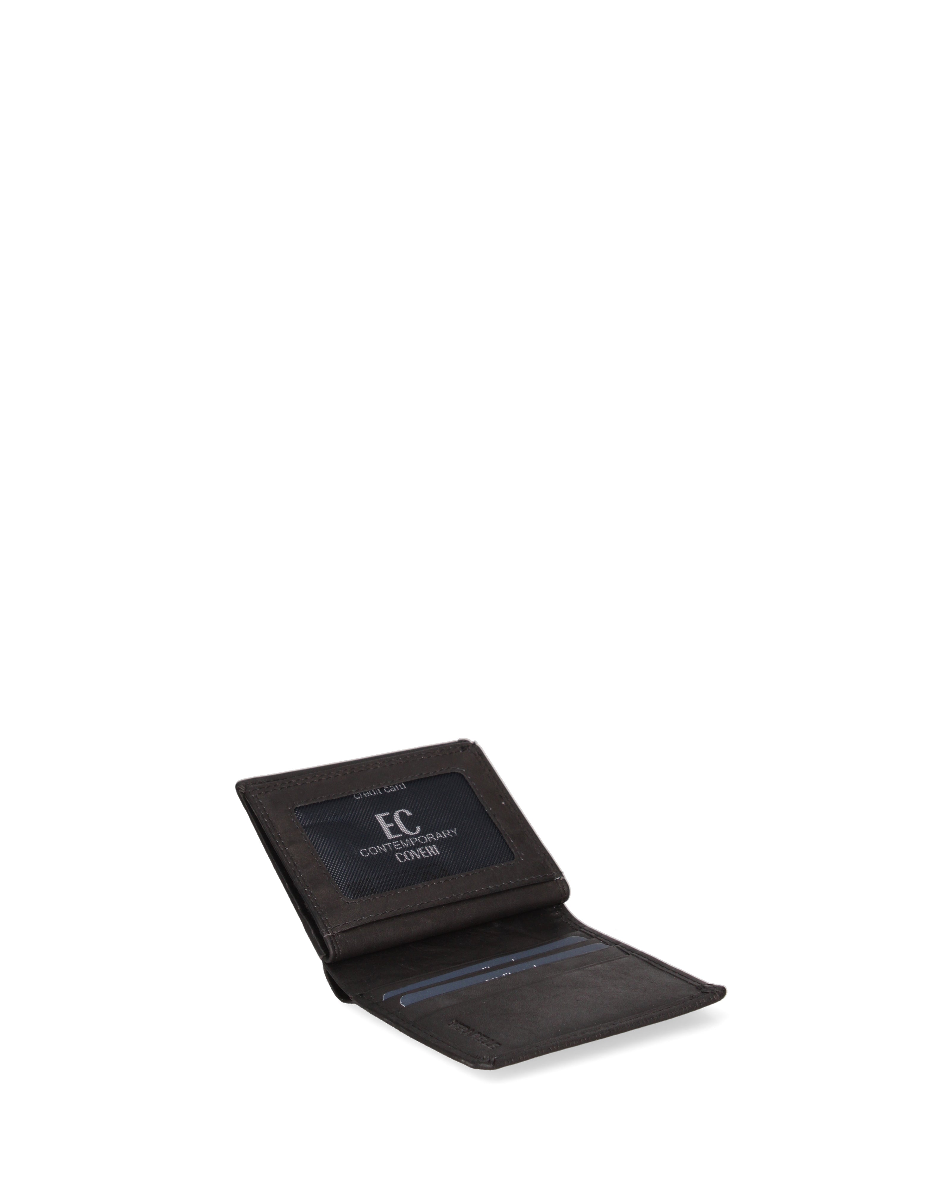 Portafoglio uomo in vera pelle Casual EC7631-52-NERO EC Contemporaly COVERI