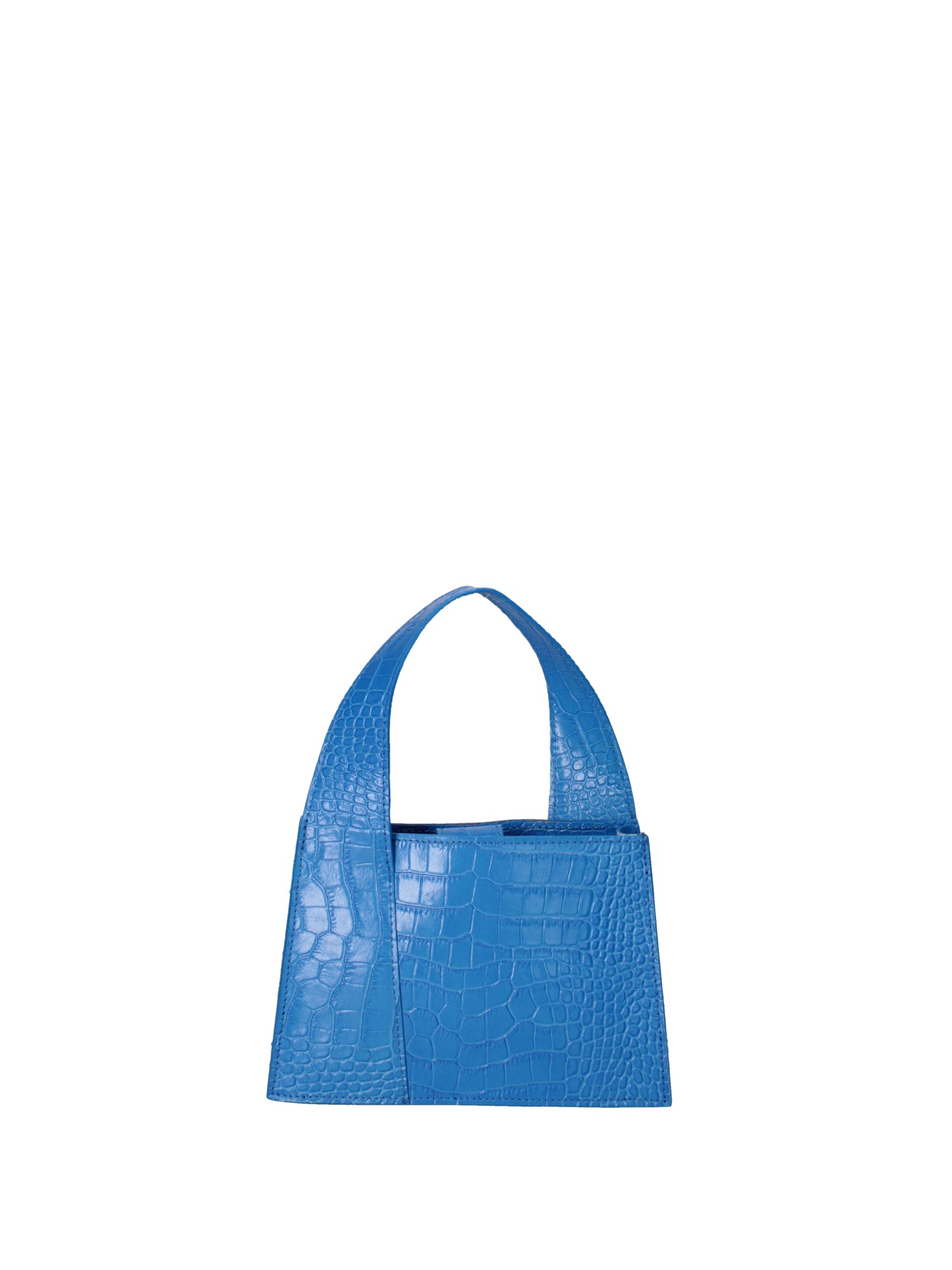 Borsa a mano da donna Vera pelle effetto cocco 07220-C22 BLUETTE Roberta Rossi