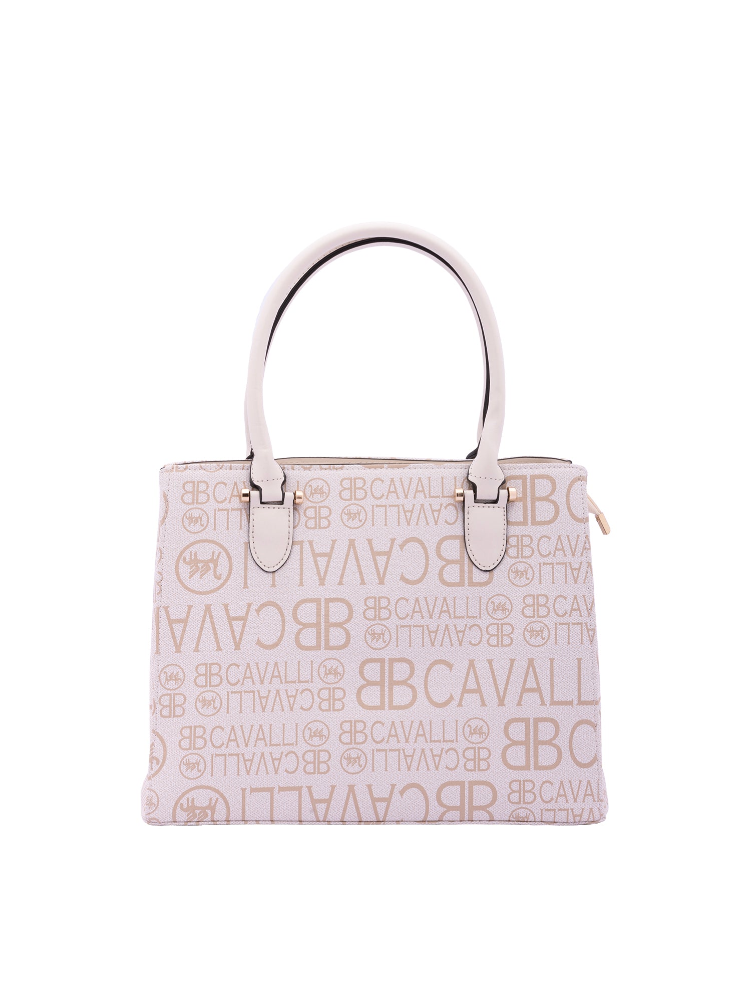 Borsa a mano da donna Ecopelle e poliestere BC1370-BIANCO B Cavalli