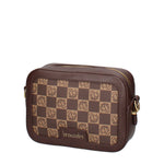 Brisella Borsa a tracolla da donna 100% poliuretano B16175-MARRONE Braccialini