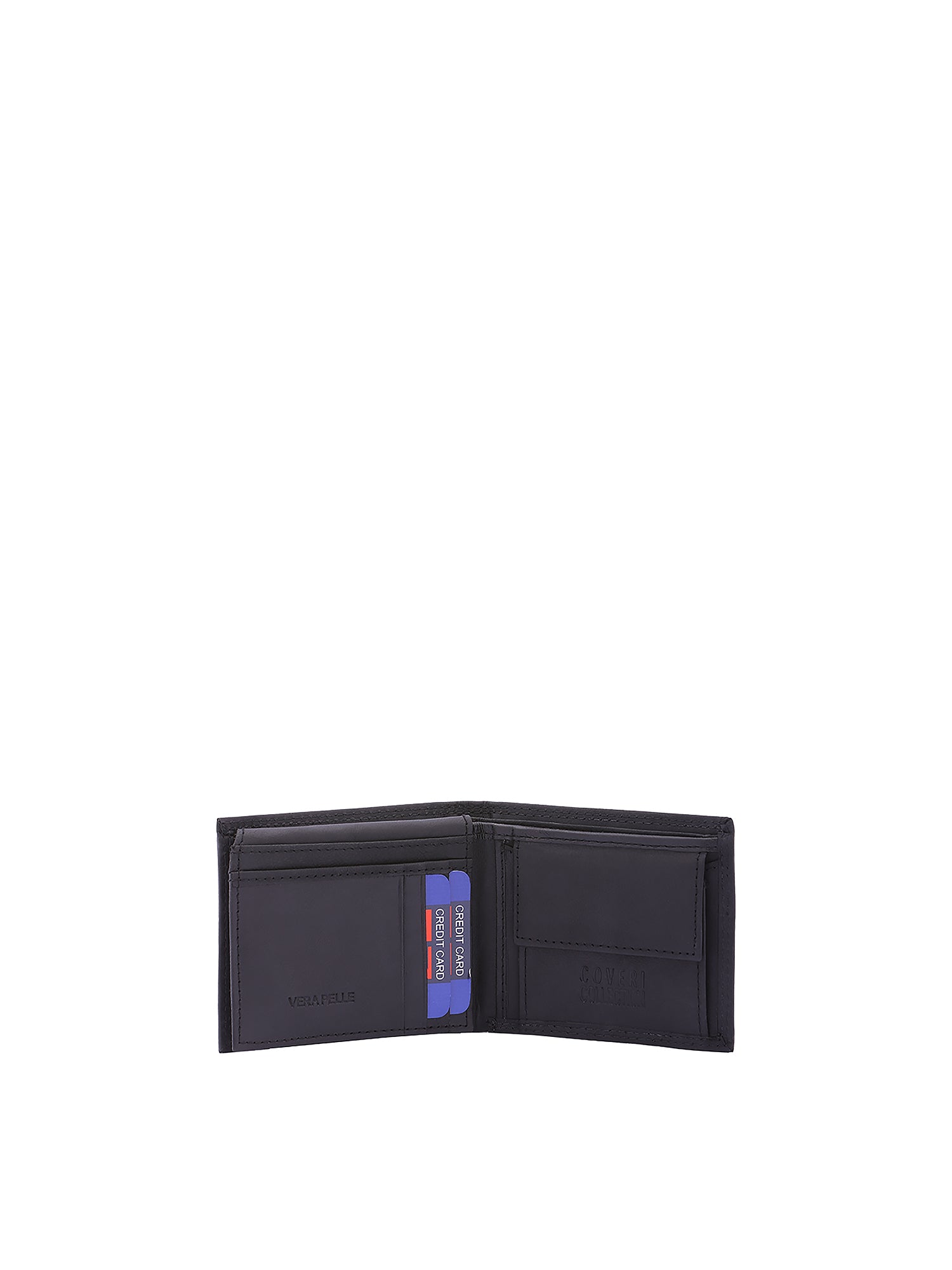 Portafoglio uomo in vera pelle Casual CC409-992-NERO Coveri Collection