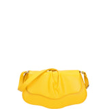 Borsa a spalla da donna Vera pelle 07152-D04 GIALLO Viola Castellani