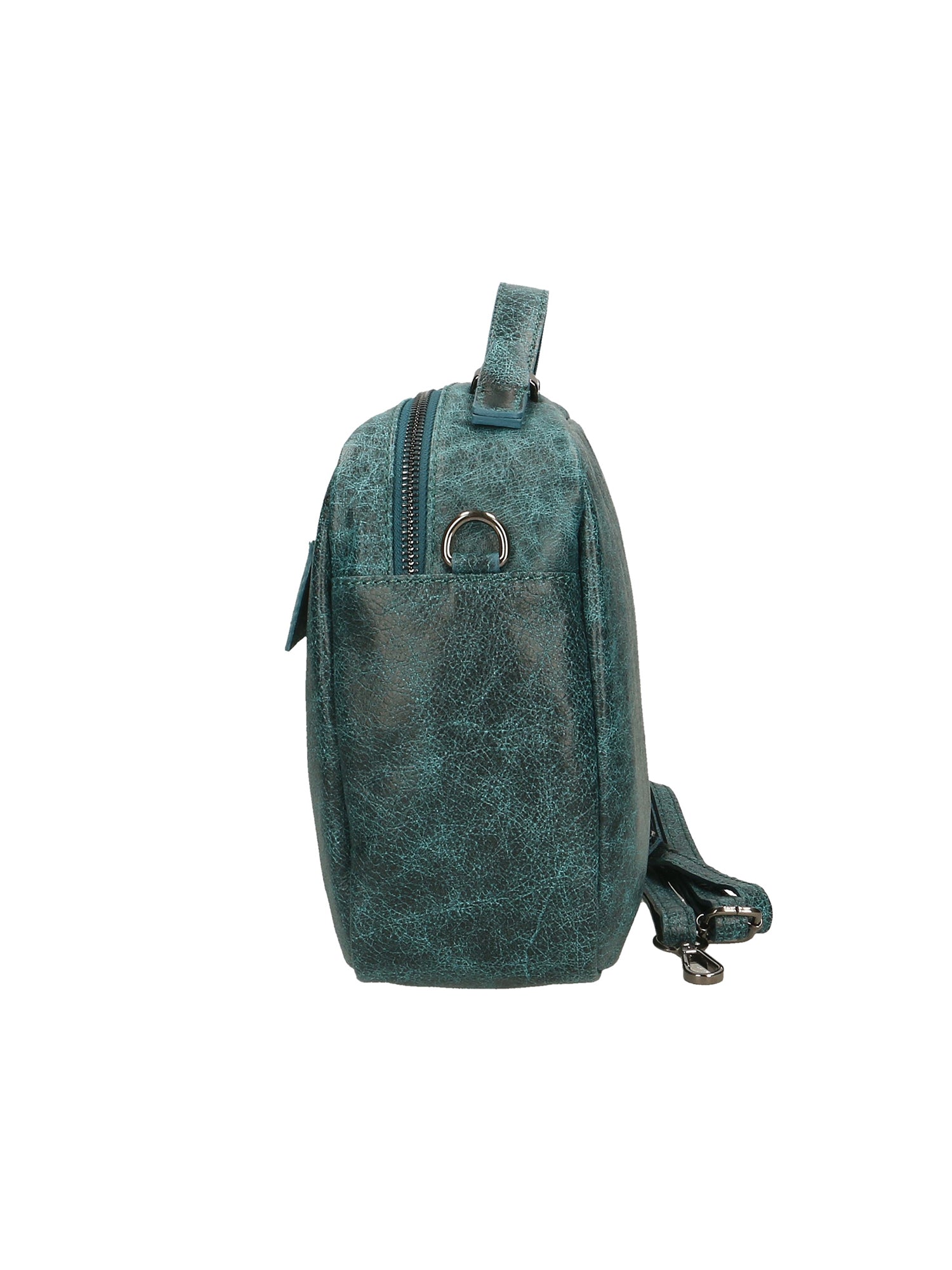 Vera Pelle 6542-PETROLIO Borsa a mano unisex Modello Avelon Gave Lux