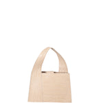 Borsa a mano da donna Vera pelle effetto cocco 07220-C37 BEIGE Roberta Rossi