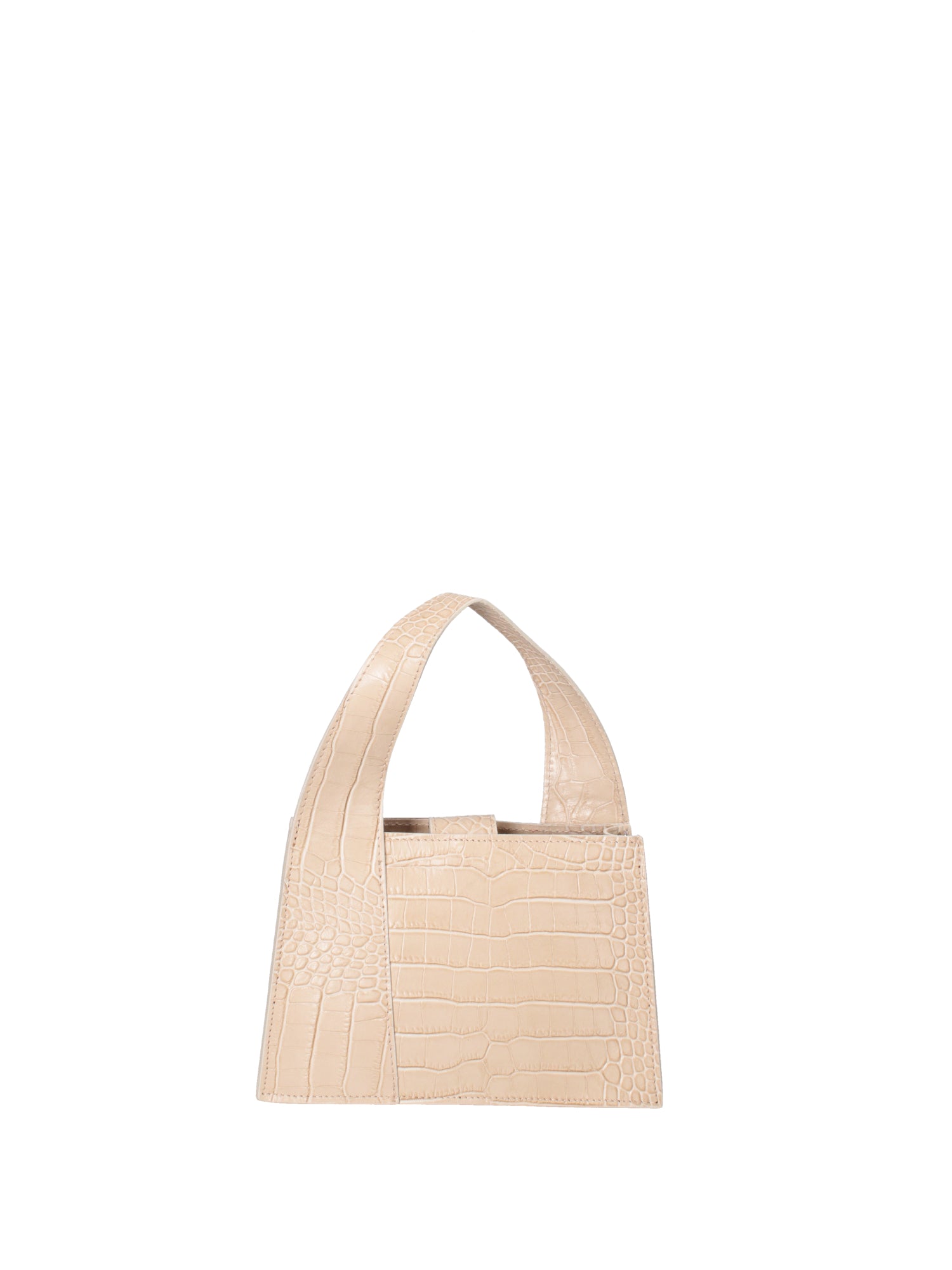 Borsa a mano da donna Vera pelle effetto cocco 07220-C37 BEIGE Roberta Rossi