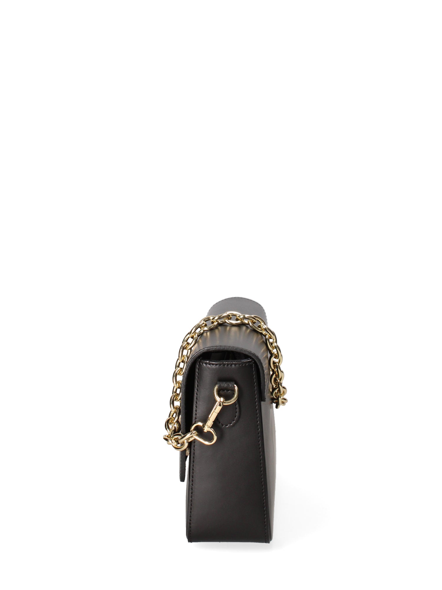 Borsa a tracolla da donna Vera pelle JR-W-1053-BLACK-GOLD John Richmond