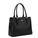 Borsa a mano da donna 100% pelle vegana PU 716-2PT-BLACK Diana&co