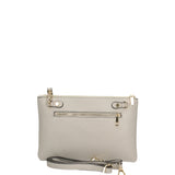 Embera 194834-GRIGIO Pochette da donna in vera pelle Gave Lux