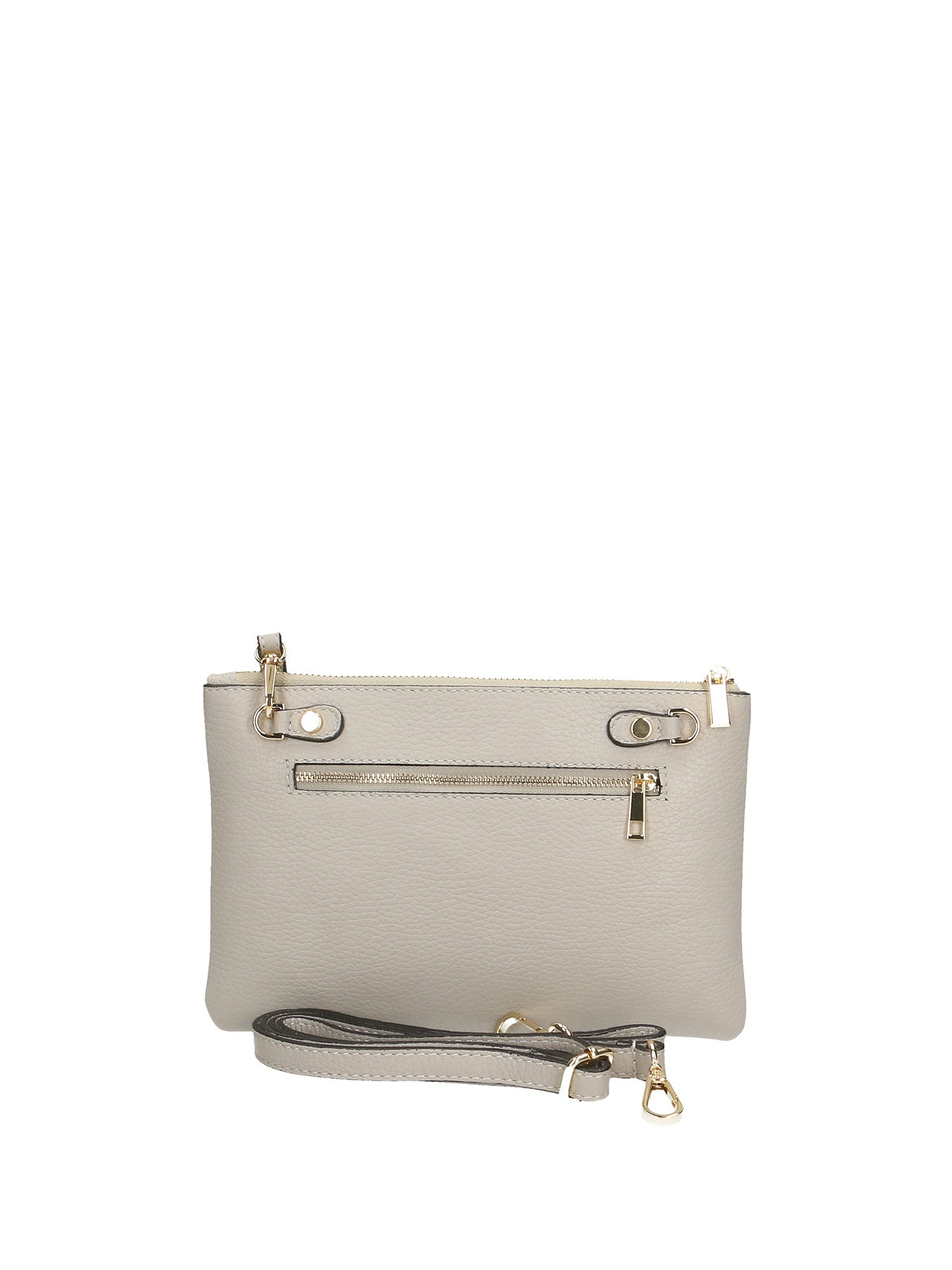 Embera 194834-GRIGIO Pochette da donna in vera pelle Gave Lux