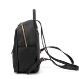 Zaino da donna in pelle vegana Casual 740-2PT-BLACK Diana&co