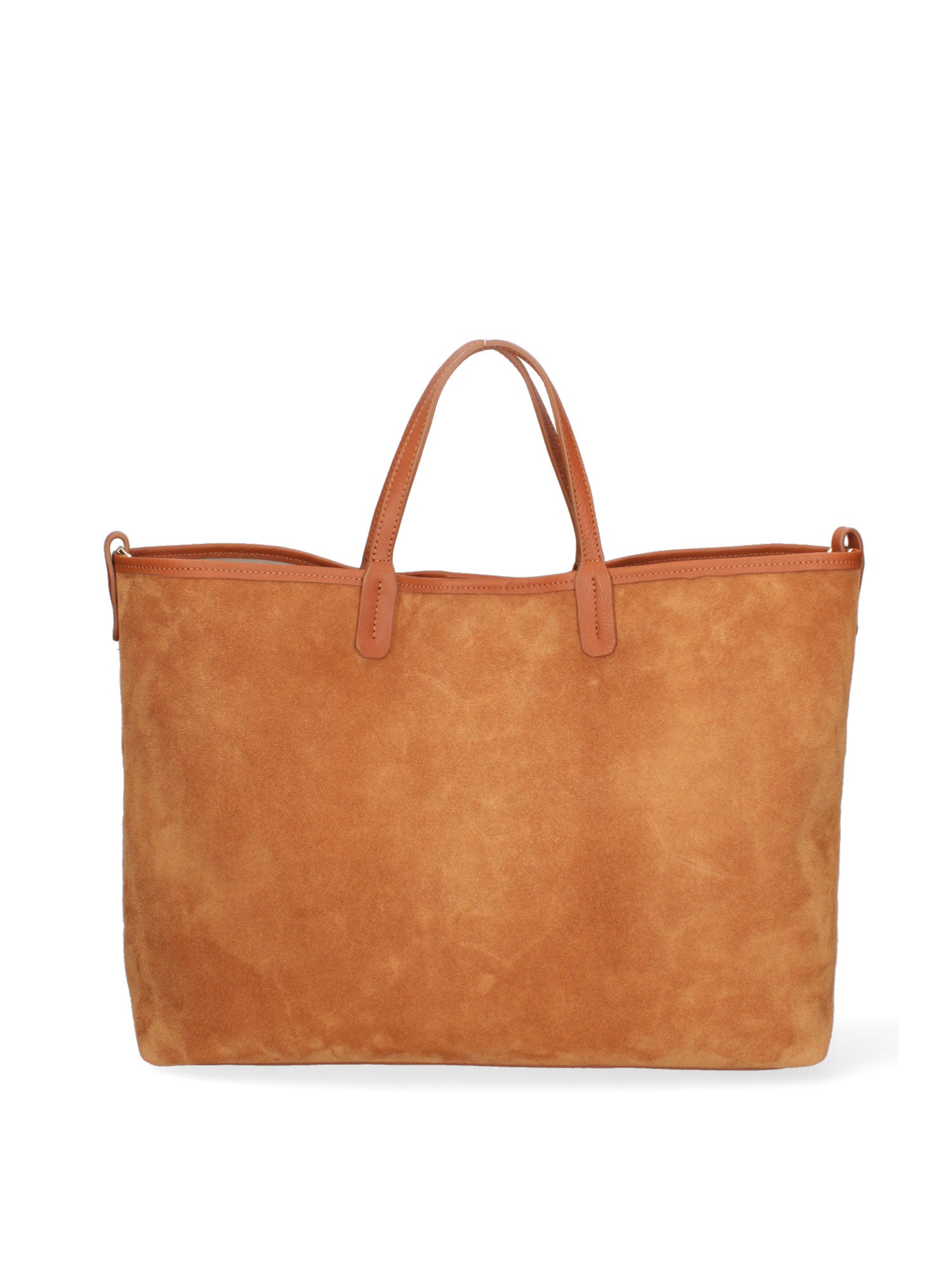 Borsa a mano da donna Pelle Scamosciata ROB1-SC17 CUOIO Roberta Rossi