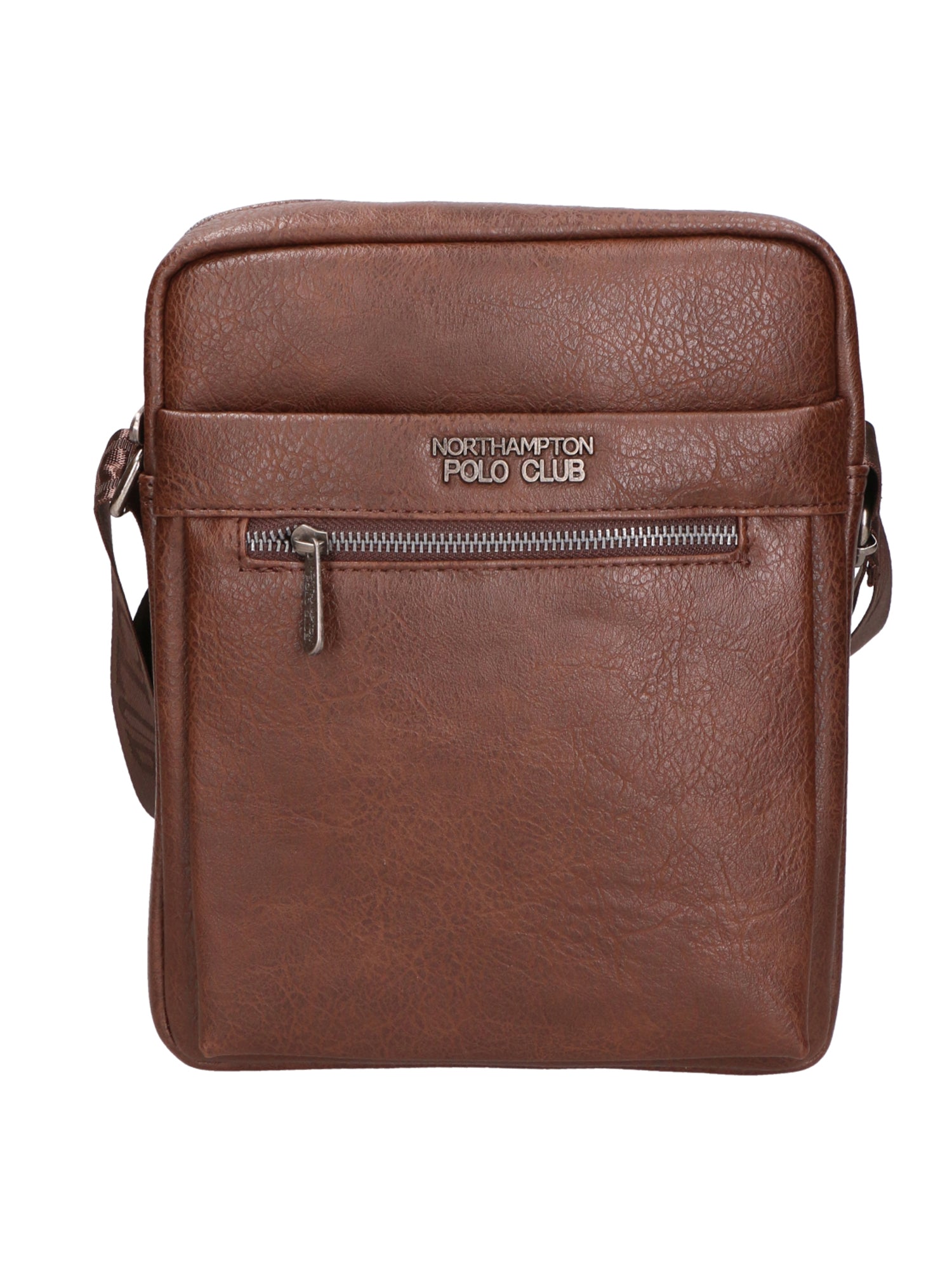 Borsa a tracolla uomo 100% pelle PU PCL3003-COFFEE Northampton Polo Club