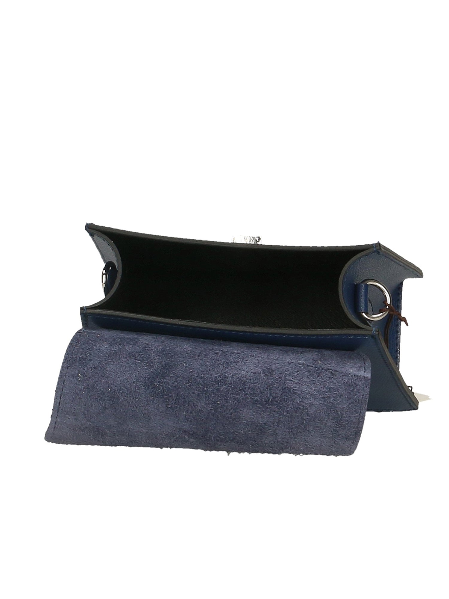Eolara Borsa a spalla da donna Vera pelle 193842-BLU DARK BLUE Gave Lux