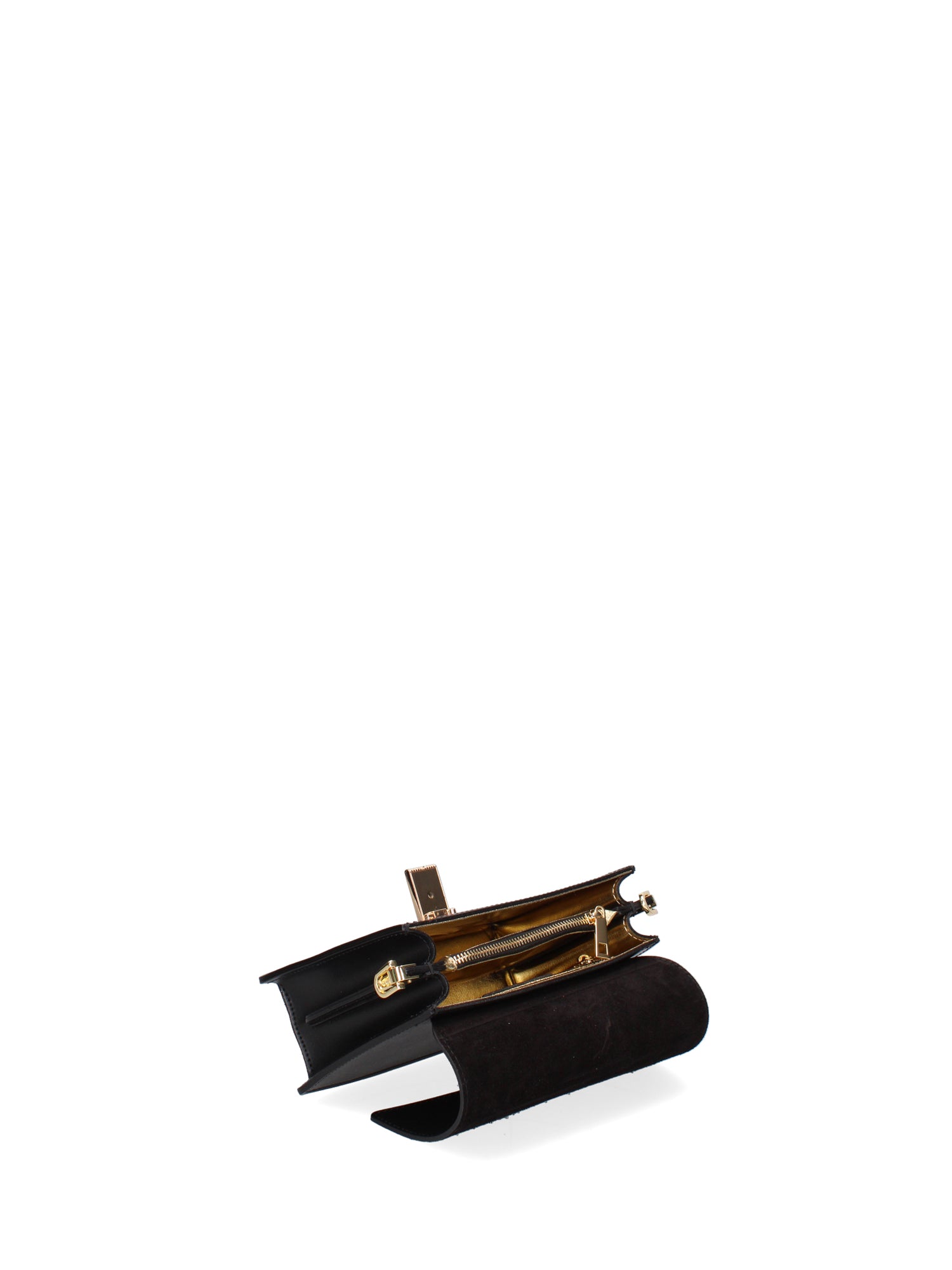 Borsa a tracolla da donna 100% vera pelle JR-W-1105L-SA-BLACK John Richmond