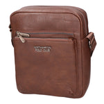 Borsa a tracolla uomo 100% PU Leather PCL3000-COFFEE Northampton Polo Club