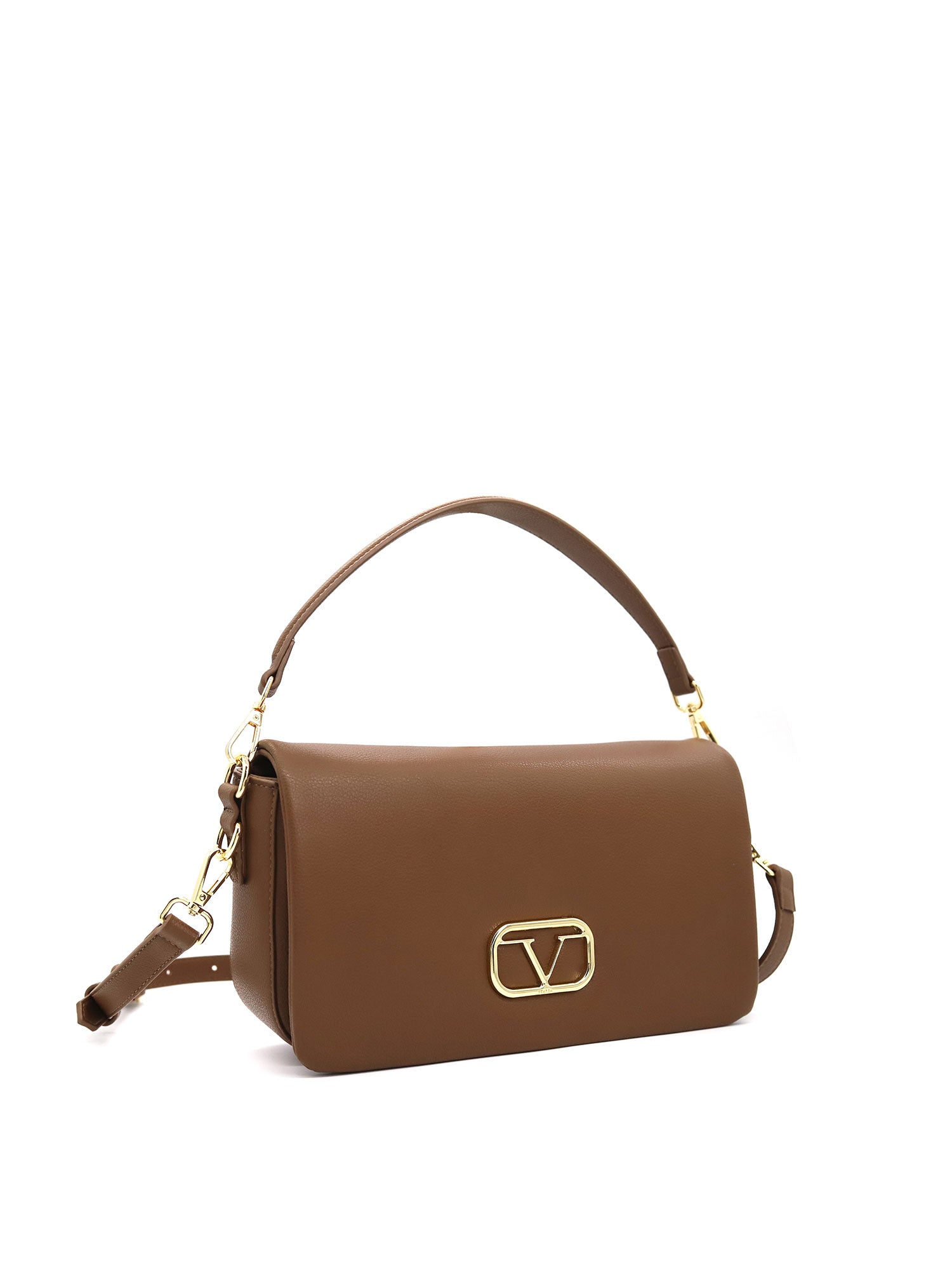 Marbella Borsa a spalla da donna Ecopelle VB-205-MARRONE 19V69 Italia