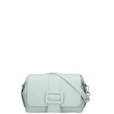 Borsa a tracolla da donna Vera pelle 07143-D102 CIELO Roberta Rossi
