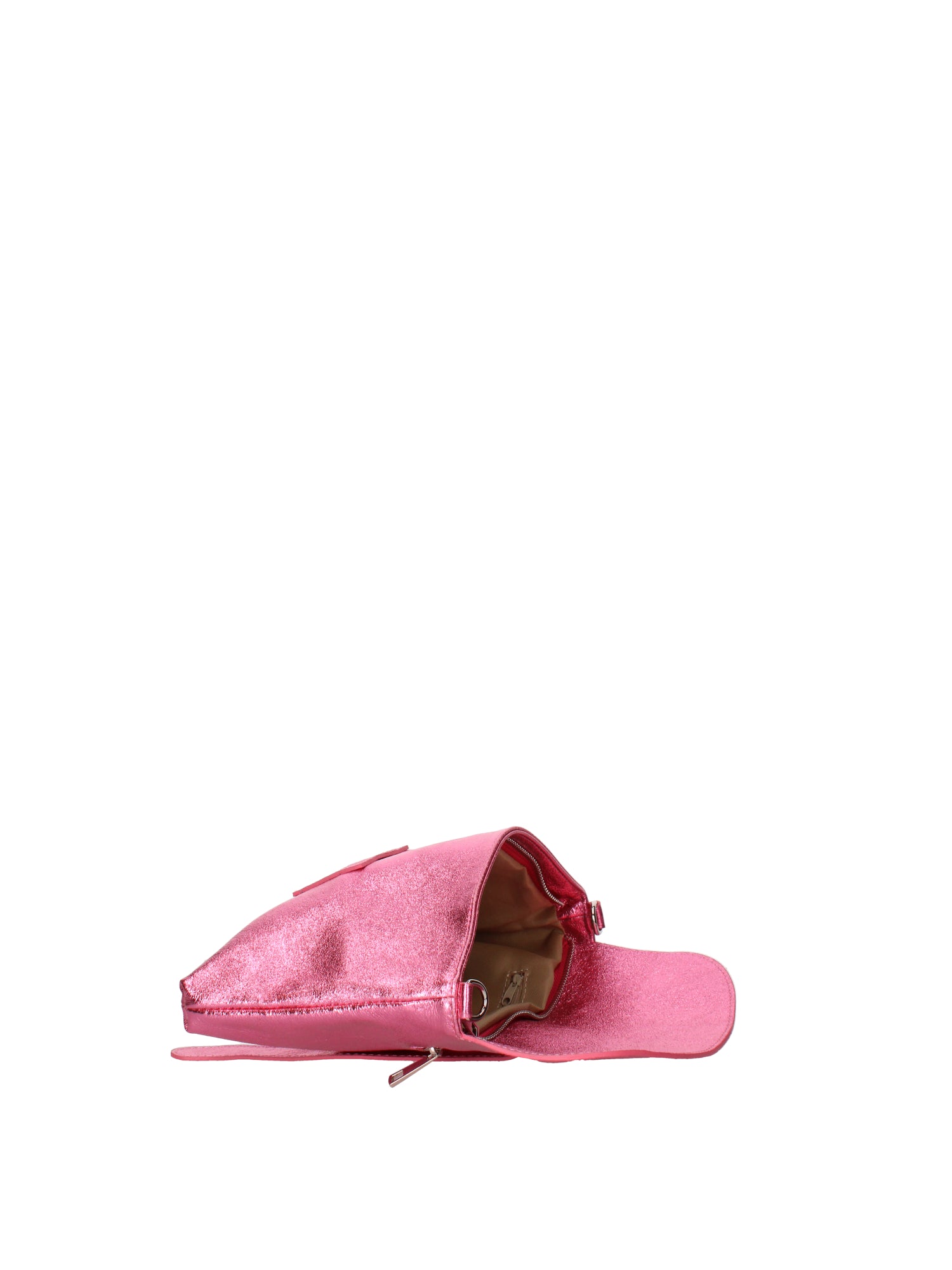 Borsa a mano da donna Vera pelle 07163-L025 FUXIA CHIARO Viola Castellani