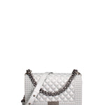 Borsa a mano donna 100% gomma FLAT PENKA M-GLACIER GRAY-SATIN CDF Marc Ellis