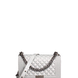 Borsa a mano donna 100% gomma FLAT PENKA M-GLACIER GRAY-SATIN CDF Marc Ellis