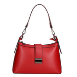 Aurelia Borsa a spalla da donna Vera pelle 05694-PL08 ROSSO Gave Lux