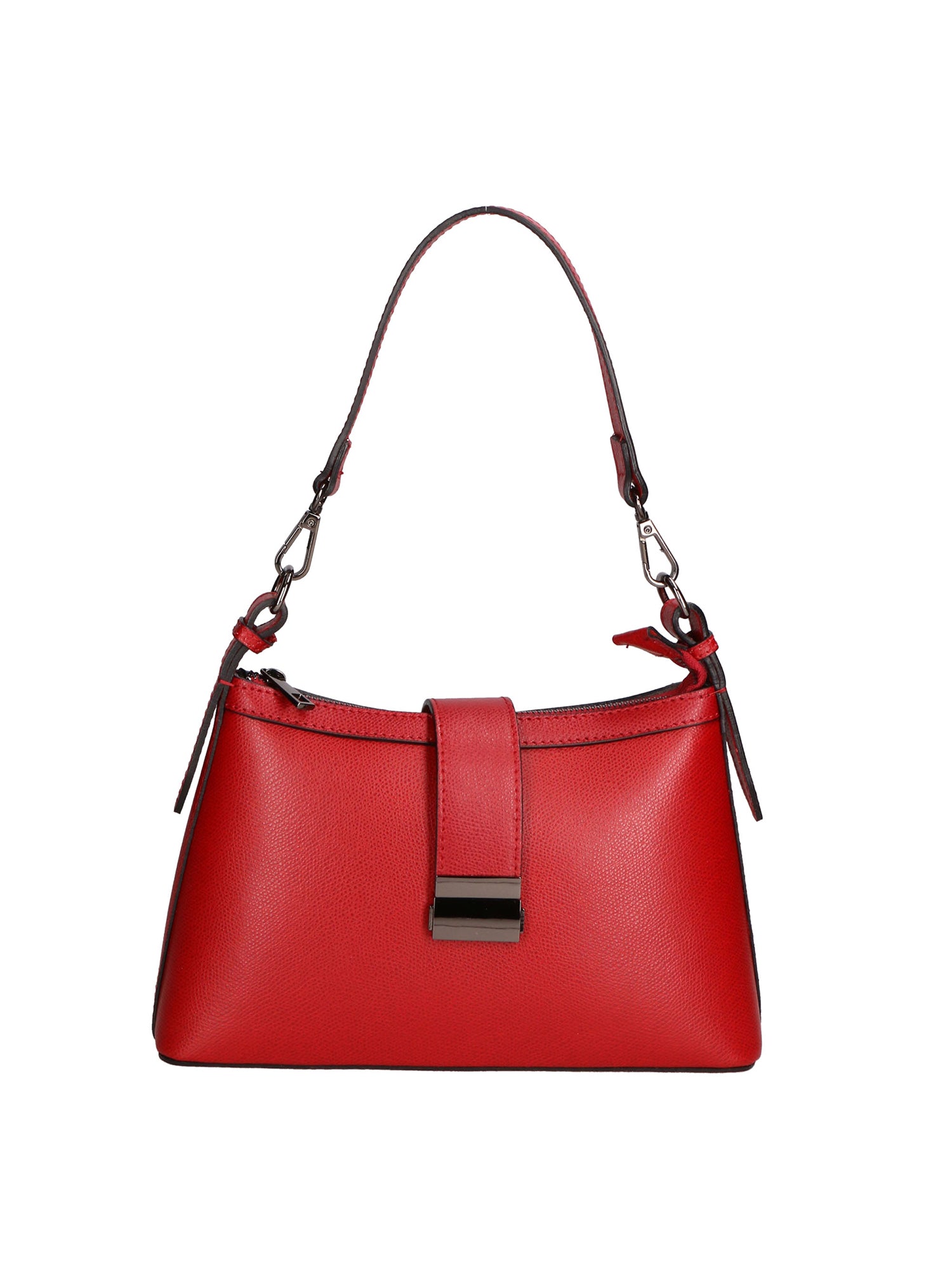 Aurelia Borsa a spalla da donna Vera pelle 05694-PL08 ROSSO Gave Lux