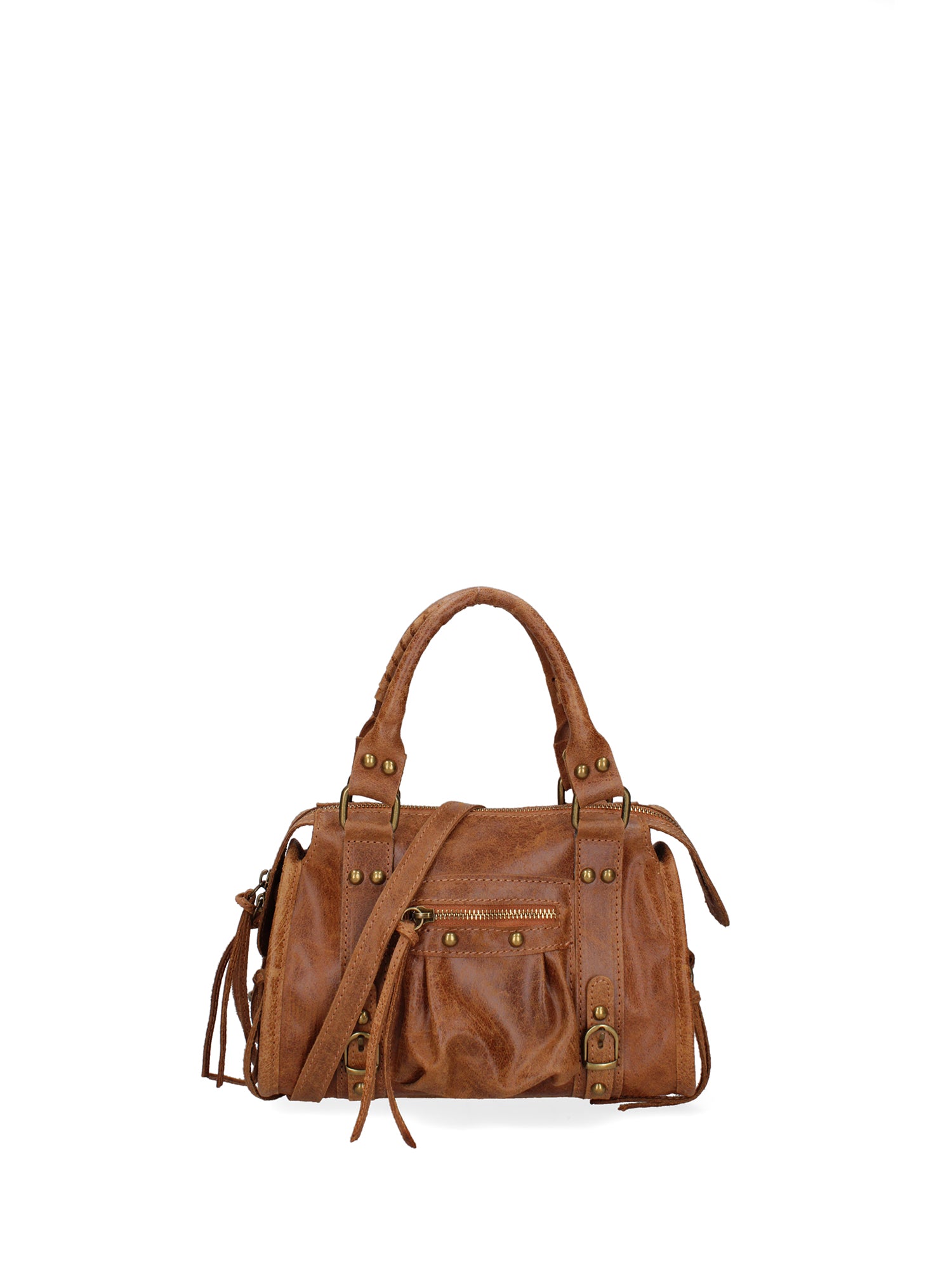 Erisia Borsa a spalla da donna Vera pelle 06091-041 MARRONE Gave Lux