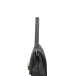 Borsa a spalla da donna 100% vera pelle JR-W-1160L-DO-BLACK + SILVER John Richmond