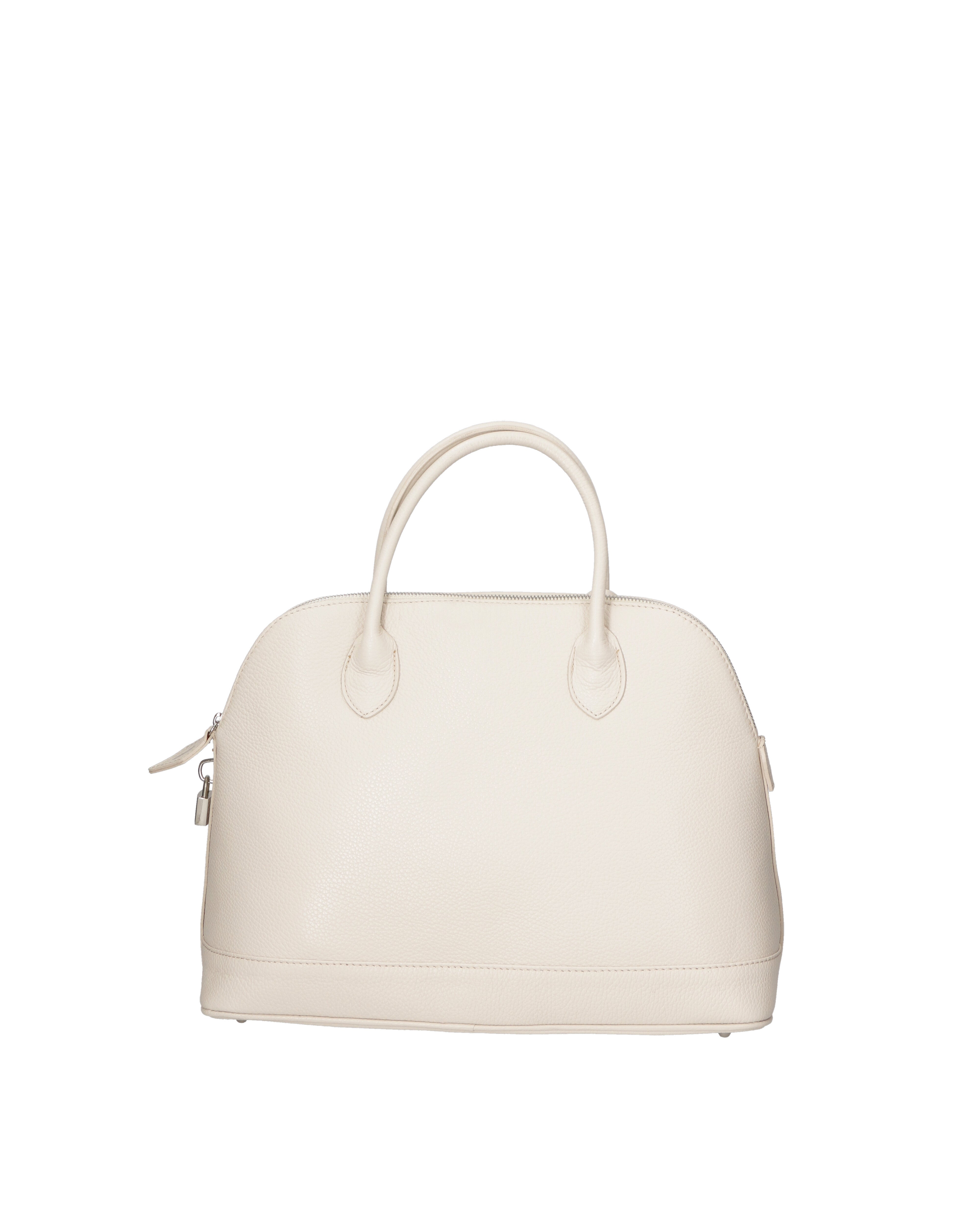 Silvana Chic Borsa a mano da donna 100% pelle 80028 5197-D37 LATTE Gave Lux