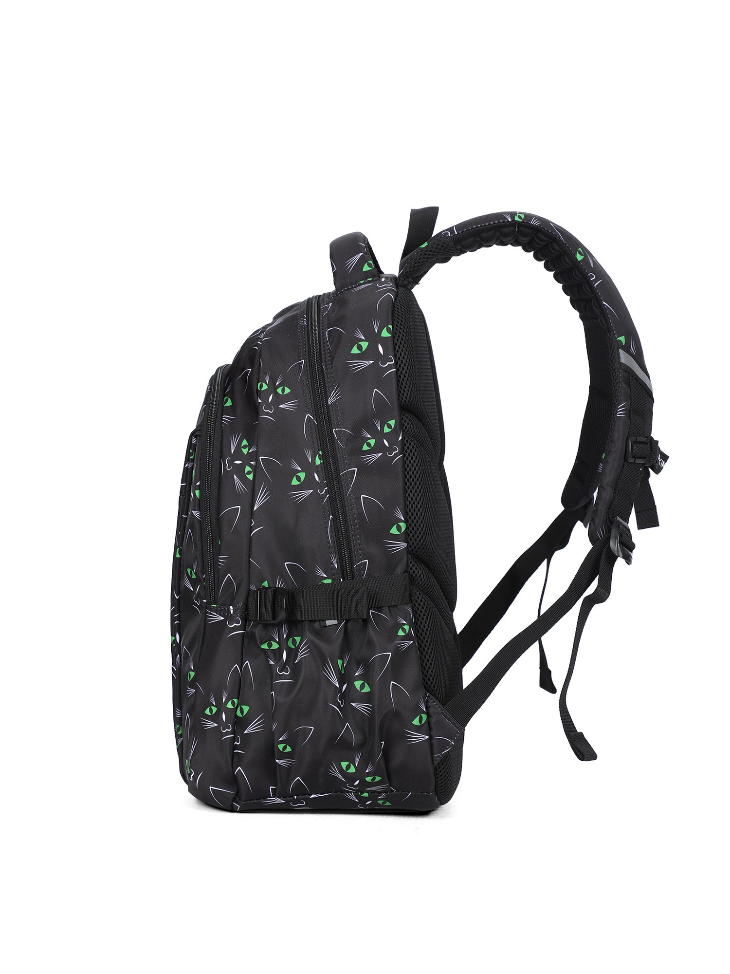 Zaino unisex Felino Casual GN62070-A-GREEN EYES CAT Aoking