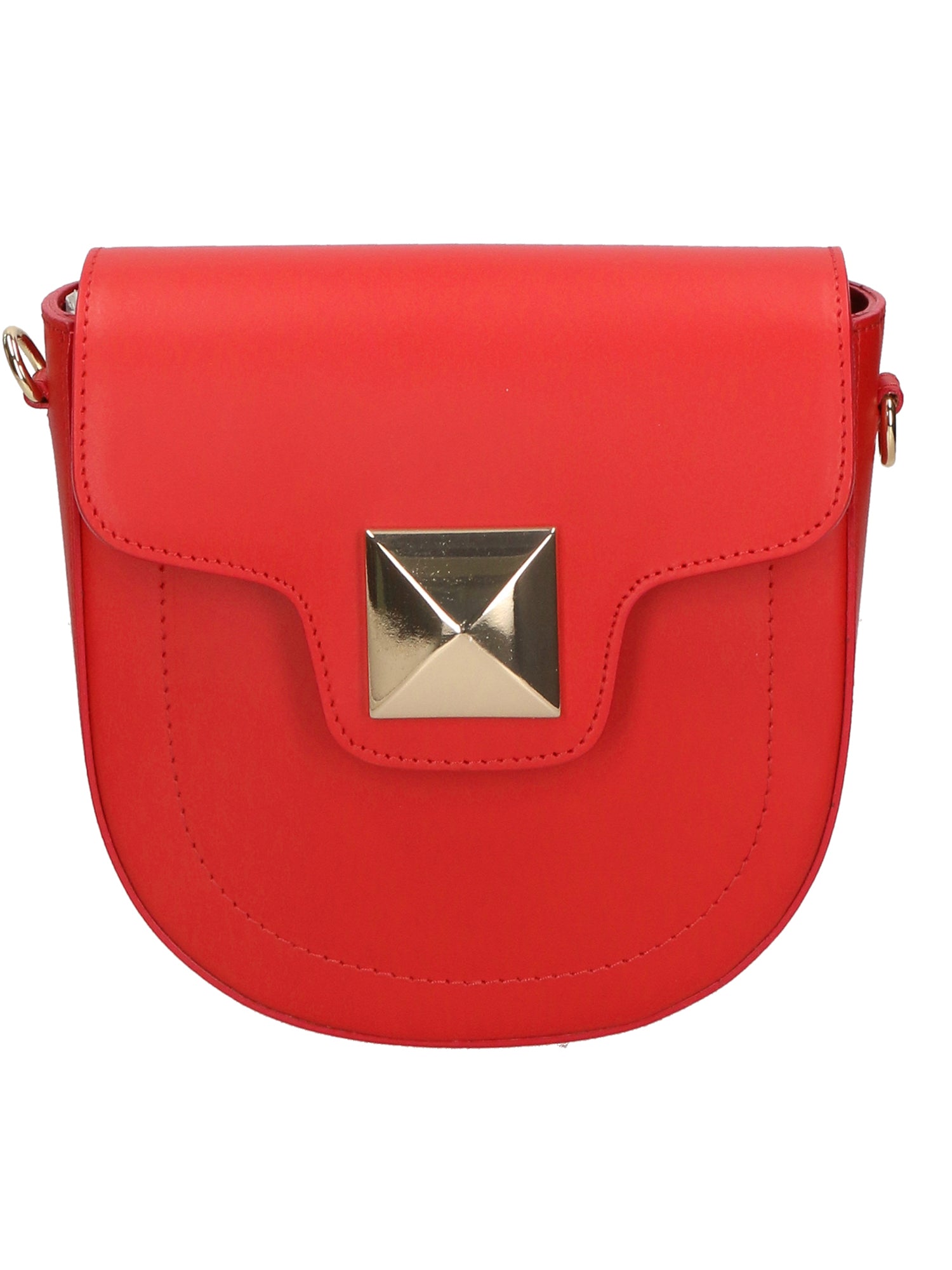 Calista Borsa a tracolla da donna Vera pelle 06014-L214 ROSSO Gave Lux