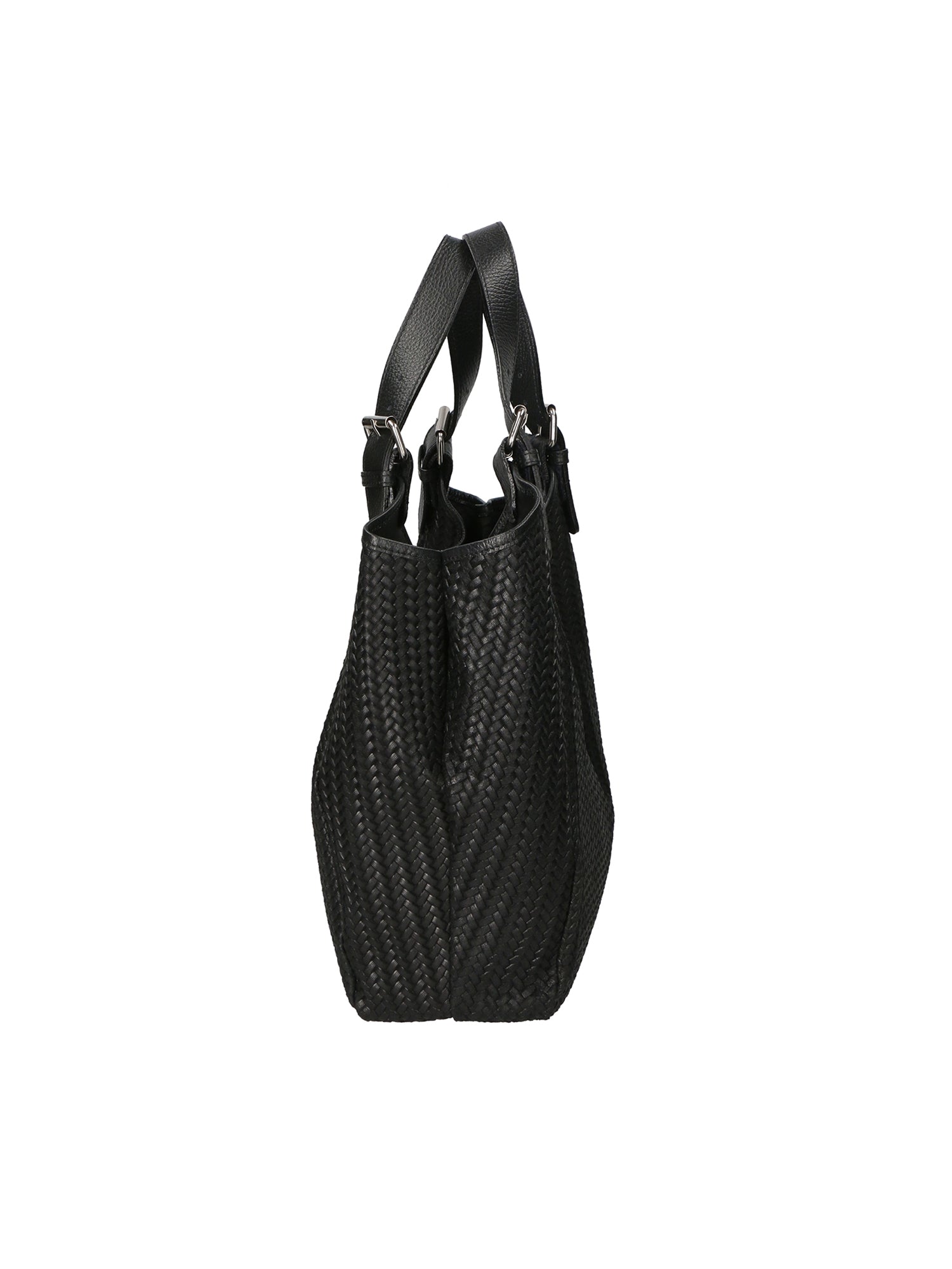 Elettra Borsa a mano da donna Vera pelle 80050-NERO Gave Lux