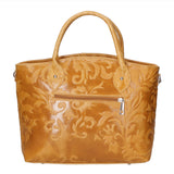Enza Borsa a mano da donna Vera pelle 8007023FBG-005 CUOIO CHIARO Gave Lux