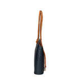 Chanel 3005-18 BLU 06 CUOIO Zaino da donna in vera pelle Gave Lux