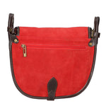 Brigitta Borsa a tracolla da donna Vera pelle 10026-ROSSO RED Gave Lux