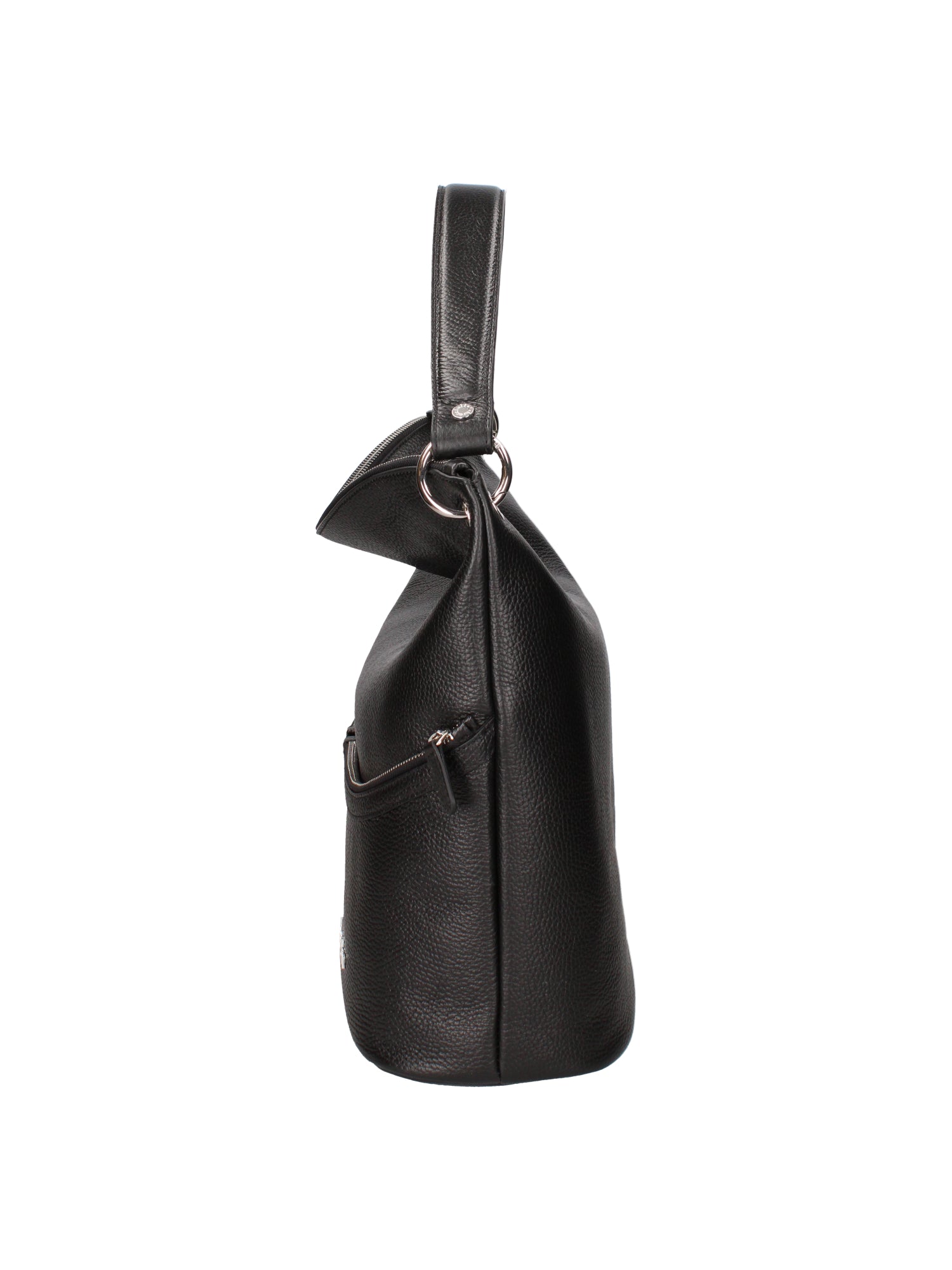 Tivoli Borsa a spalla da donna 100% poliuretano B15012GR-NERO Braccialini