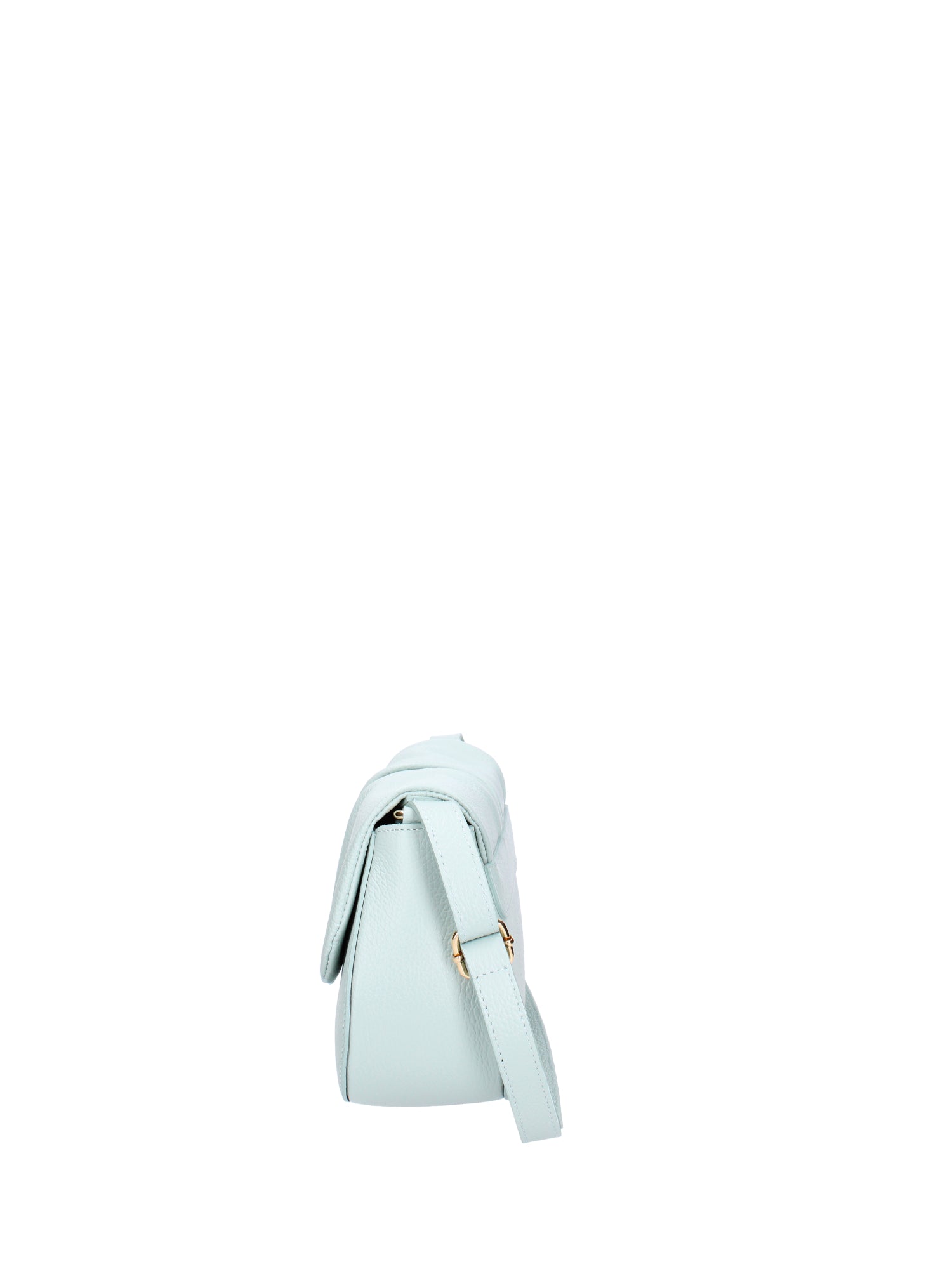 Borsa a spalla da donna Vera pelle 07152-D102 CIELO Viola Castellani