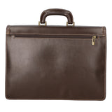 Nevio 7010-TMORO DARK BROWN Borsa da lavoro uomo in pelle Gave Lux
