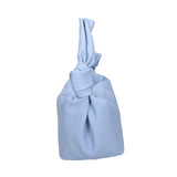 Lunaria Borsa a spalla da donna Vera pelle 06007-D220 AZZURRO Gave Lux