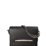 Borsa a tracolla da donna Vera pelle ruga JR-W-1126RU-BLACK-SILVER John Richmond