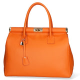 Aleria Borsa a mano da donna Vera pelle 8005-D29 ARANCIONE Gave Lux