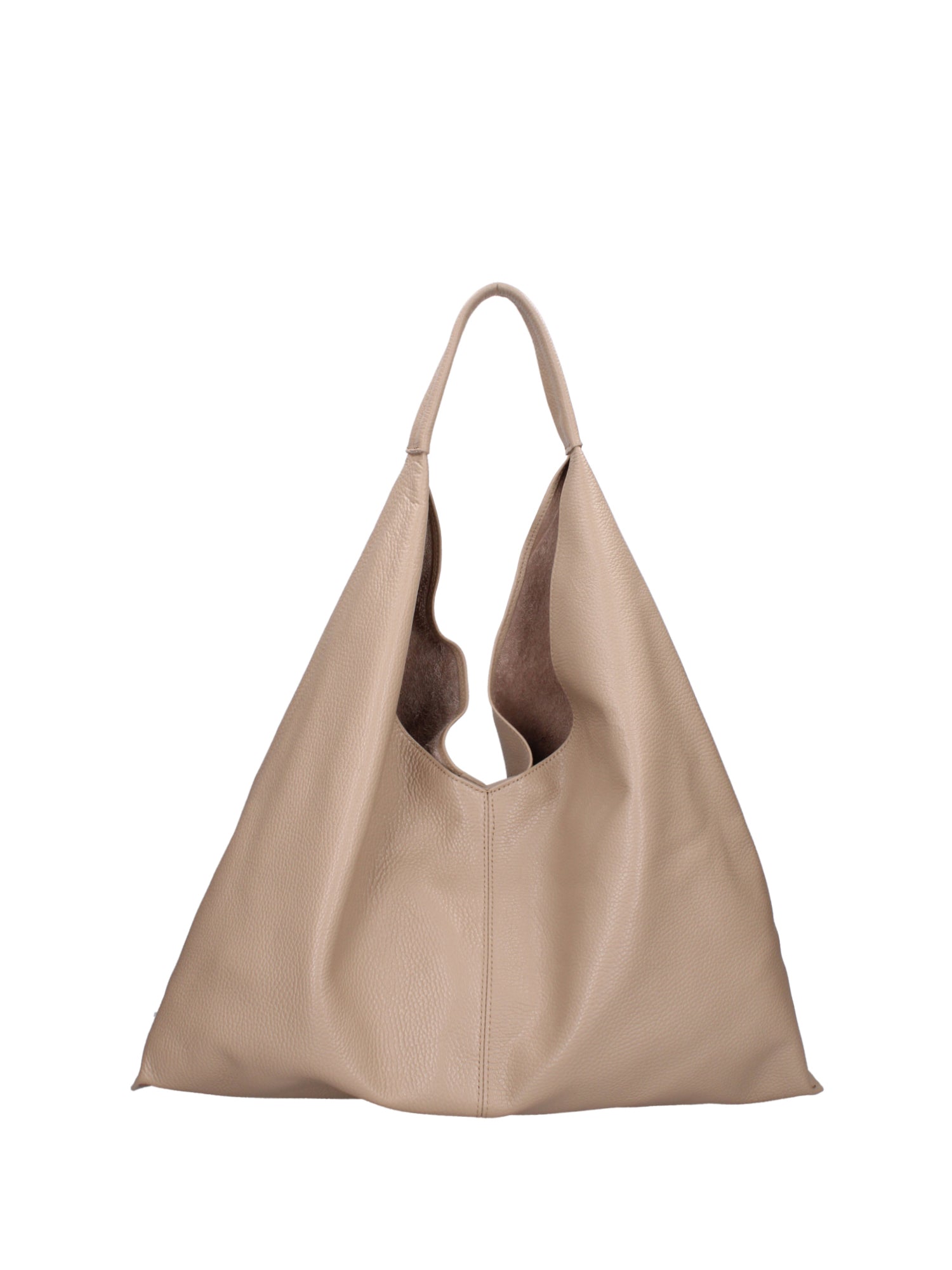 Borsa a mano da donna 100% vera pelle 07209-D05 CAPPUCCINO Roberta Rossi